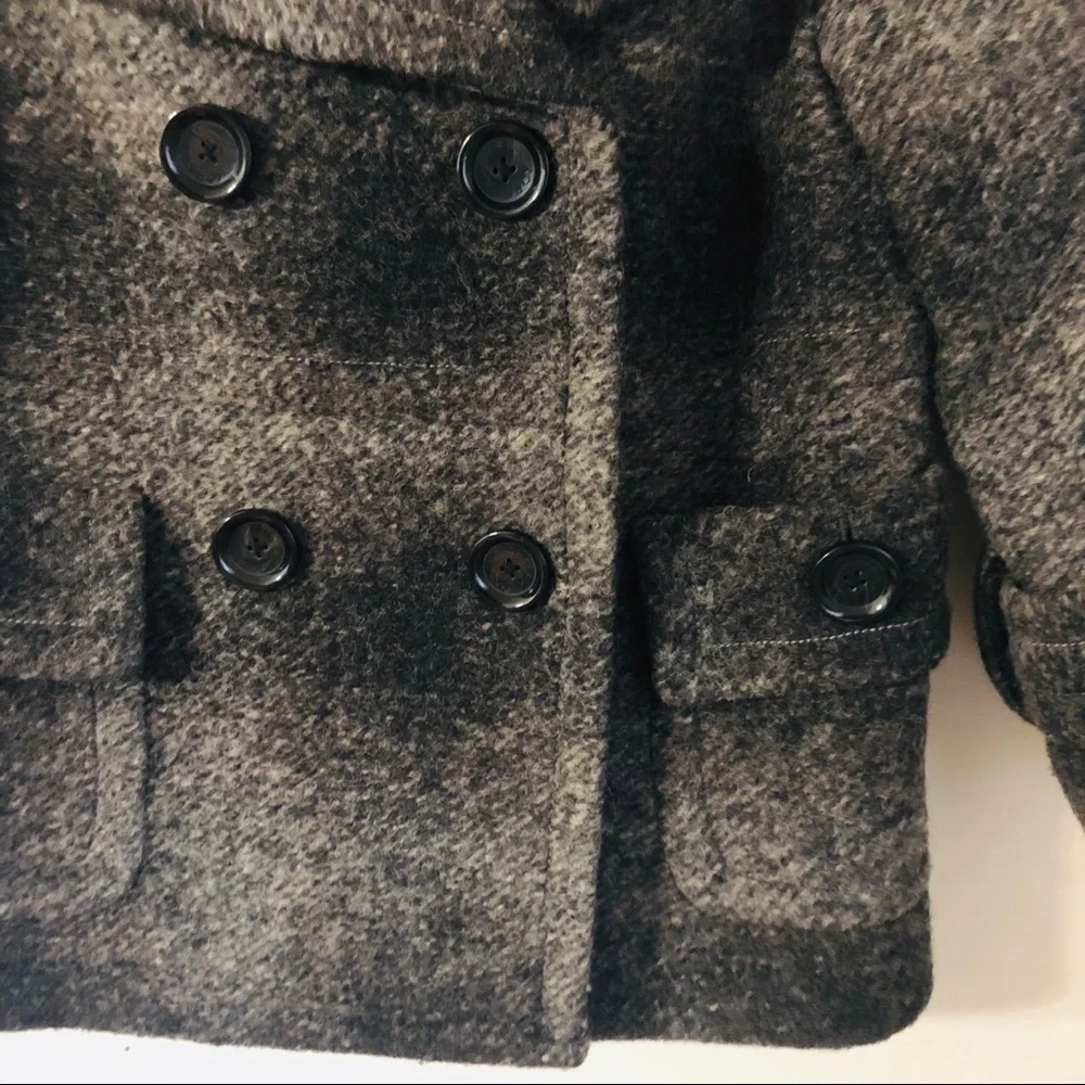 Michael Kors Wool-Blend Pea Coat - Picture 5 of 7